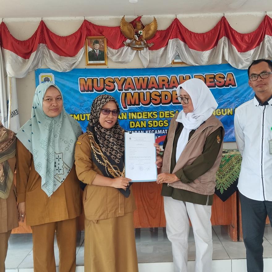 MUSYAWARAH DESA KHUSUS (MUSDES) PEMUTAKHIRAN INDEKS DESA MEMBANGUN (IDM ...